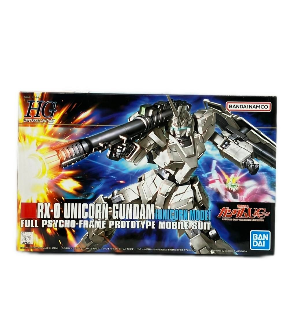 美品 バンダイ 機動戦士ガンダムUC HG 1/144 ユニコーンガンダム