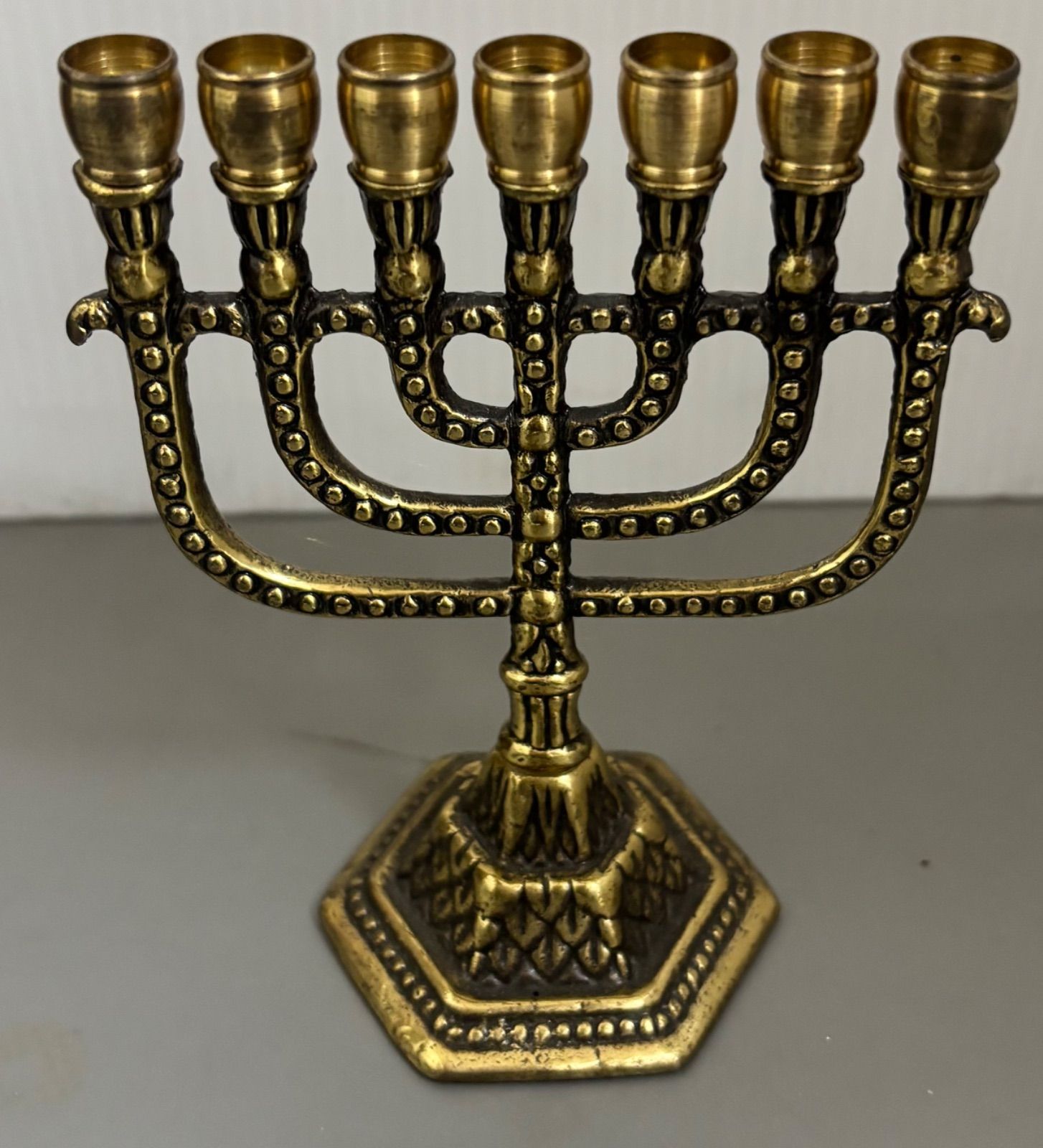  キャンドルスタンド 燭台 メノーラー アンティーク ミニ 写真立てセット 置物 インテリア小物