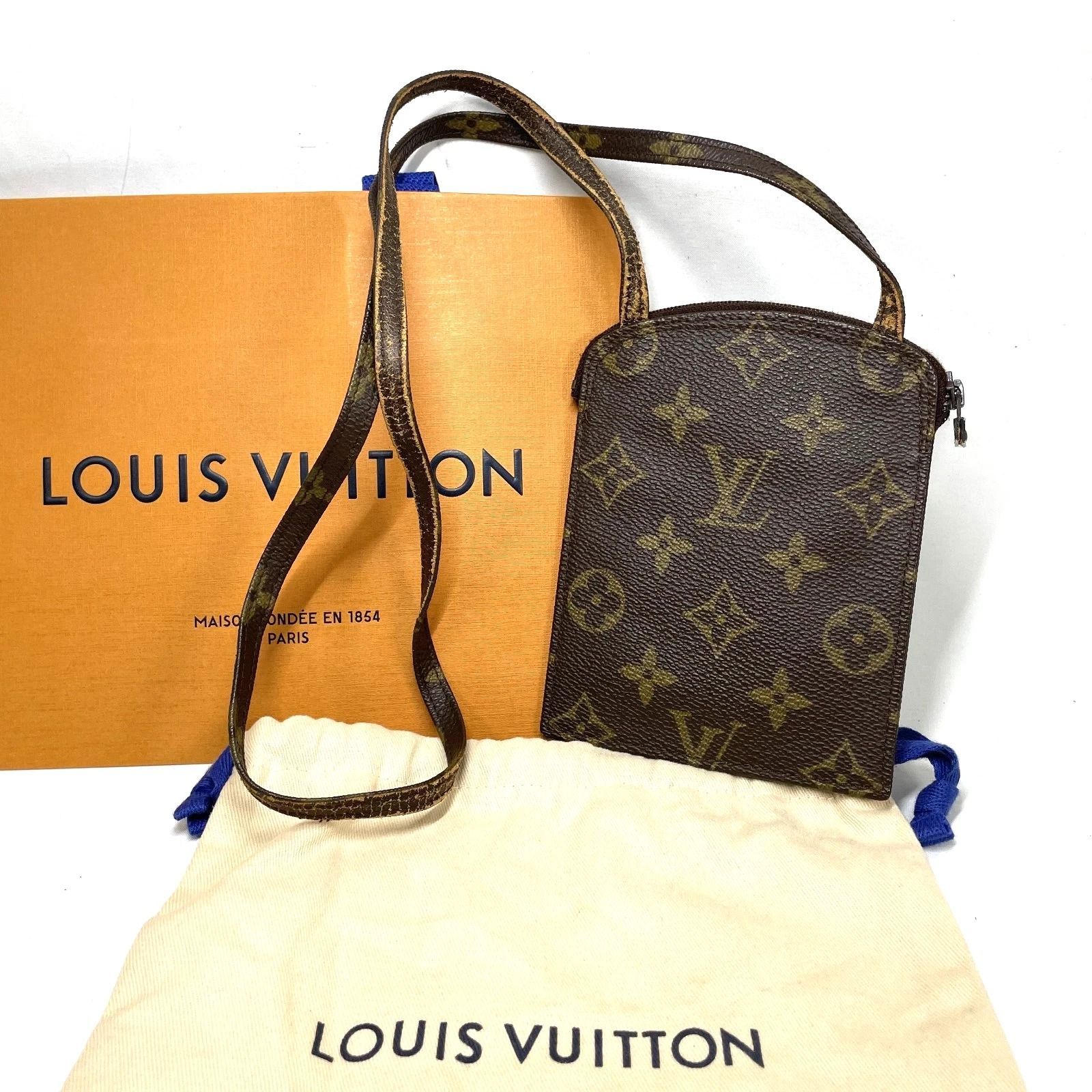 本物】ルイ ヴィトン Pochette Secrete ポシェット セクレ モノグラム