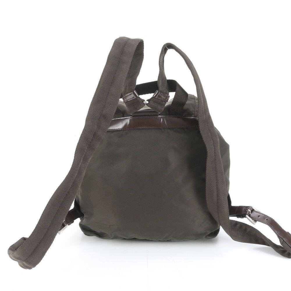 美品 プラダ テスート ナイロン 三角ロゴ レザー リュックサック