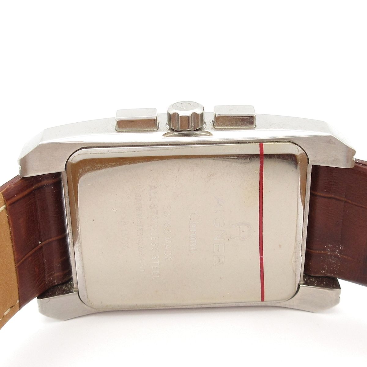 AIGNER(アイグナー) 腕時計 モデナ クロノグラフ A11104 メンズ 革