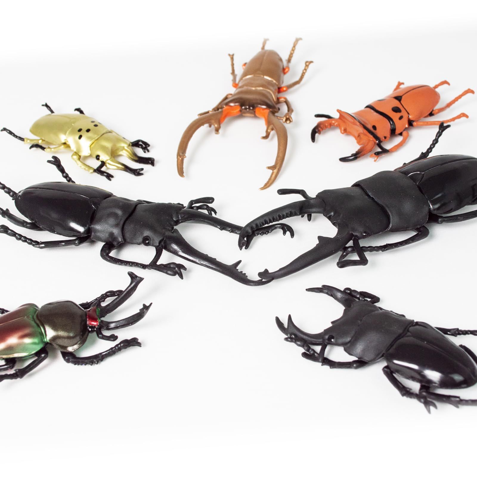 昆虫フィギュア セット】ザ・アクセス 立体甲虫図鑑 世界のカブトムシ