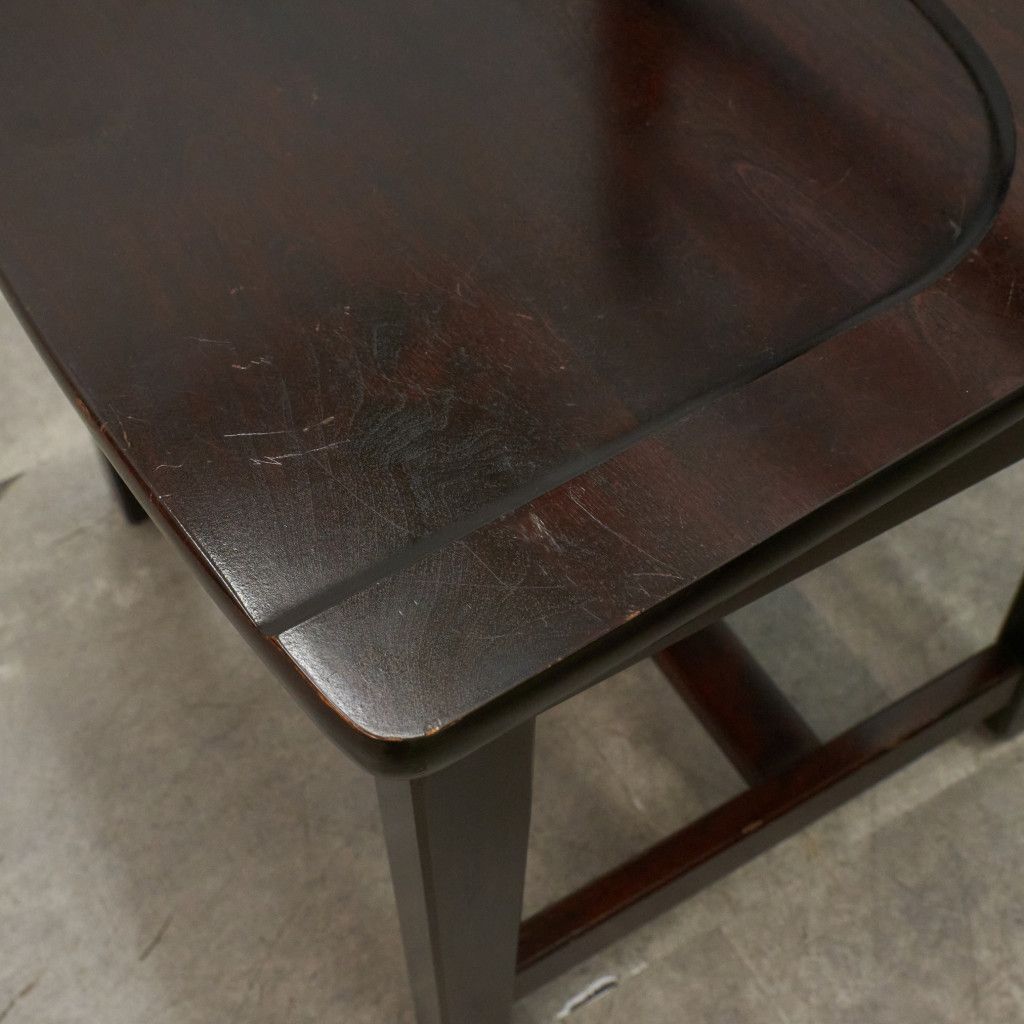 4脚セット 北海道民芸家具 ラダーバックチェア HM620 樺 無垢材