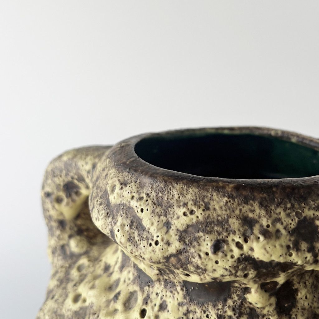 西ドイツ Fat lava ヴィンテージ フラワーベース 花器 花瓶 オブジェ