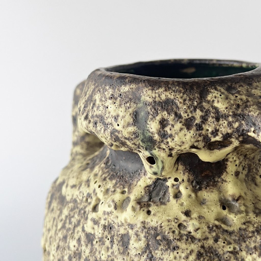 西ドイツ Fat lava ヴィンテージ フラワーベース 花器 花瓶 オブジェ