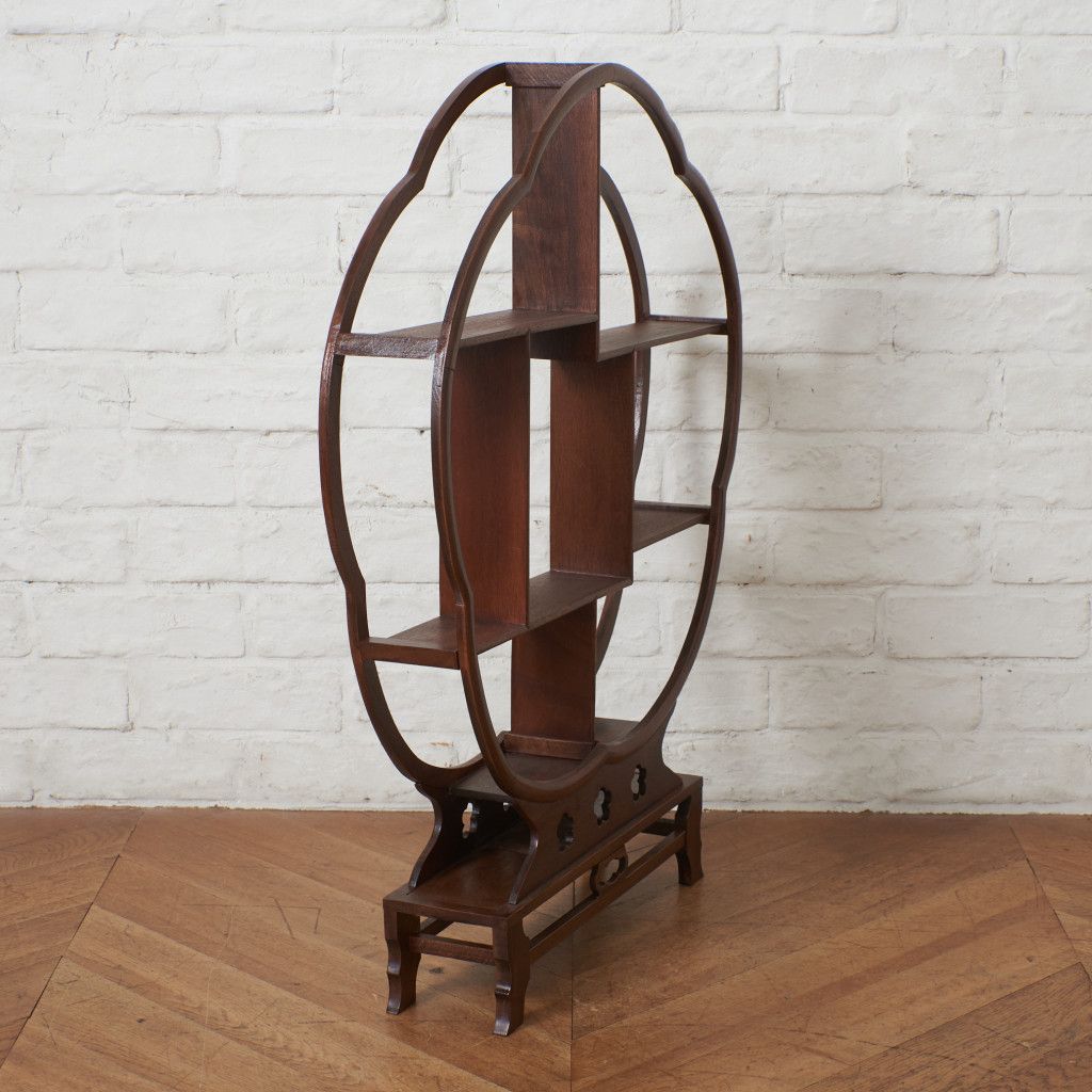 中国美術 梅型 飾り棚 紫檀 木製 シェルフ 飾り台 梅実木 唐物 置物