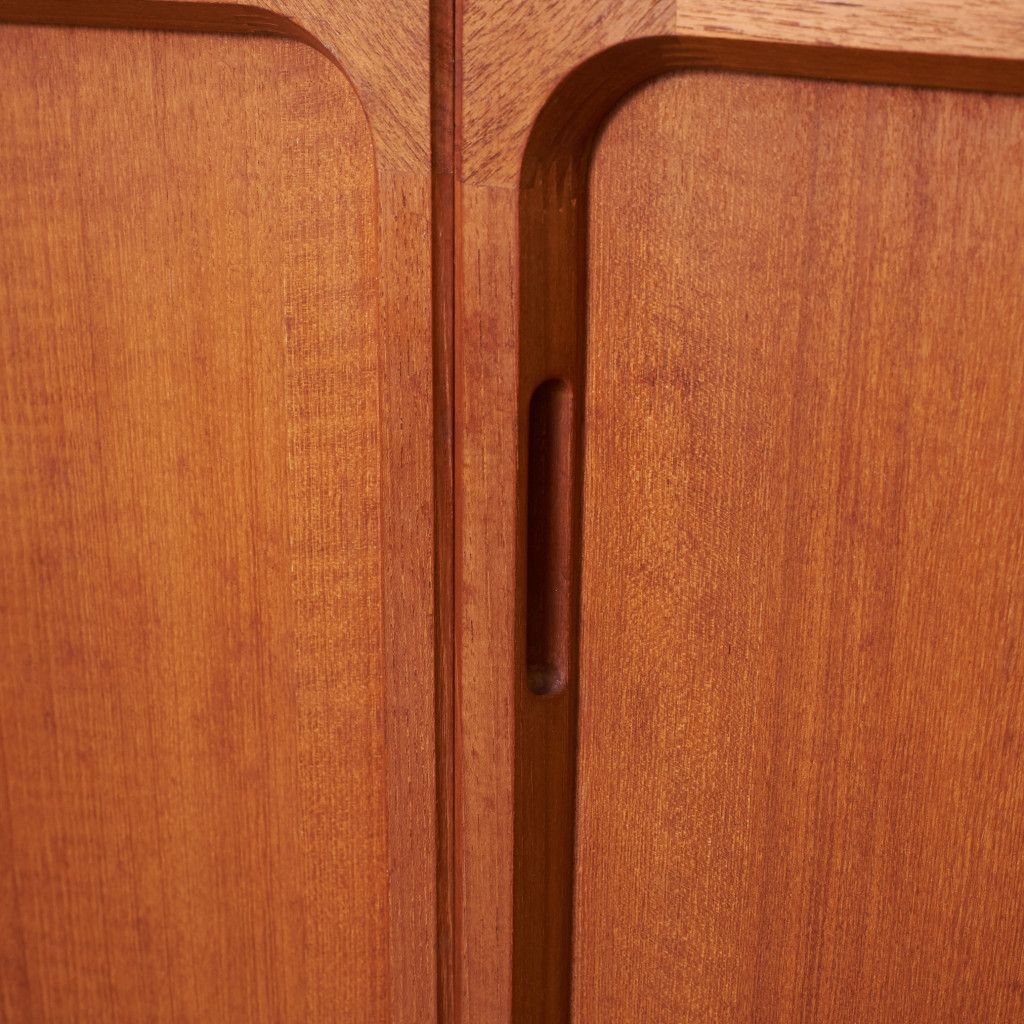 日田工芸 チーク maxim ガラス キャビネット 飾り棚 HITAKOUGEI