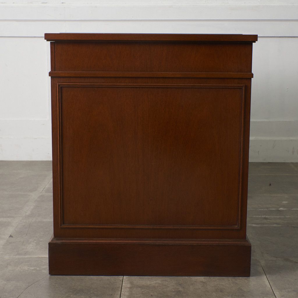 定価83万 DREXEL HERITAGE トライユン 両袖 デスク 天板革張り 書斎机