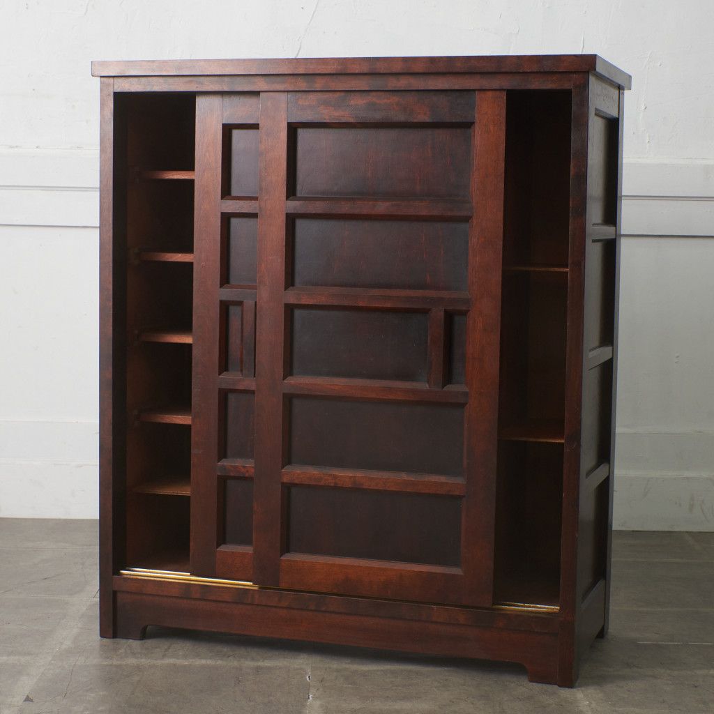 松本民芸家具 下駄箱 シューズボックス ミズメザクラ 無垢材