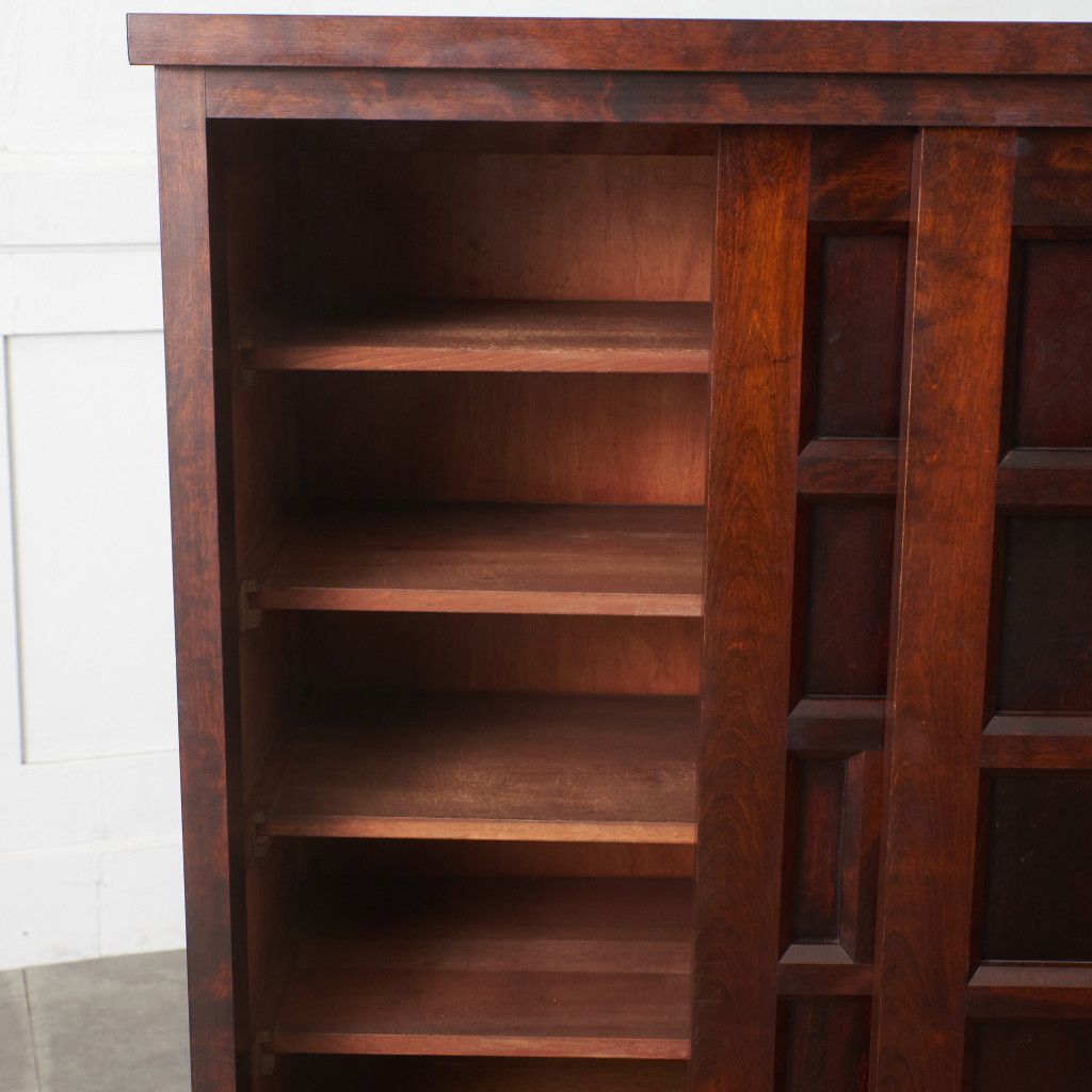 松本民芸家具 下駄箱 シューズボックス ミズメザクラ 無垢材