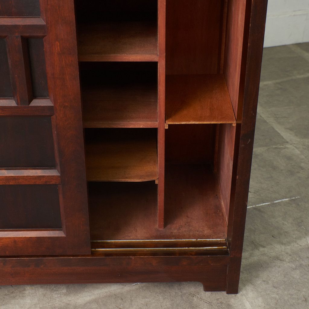 松本民芸家具 下駄箱 シューズボックス ミズメザクラ 無垢材