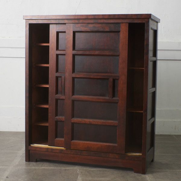 松本民芸家具 下駄箱 シューズボックス ミズメザクラ 無垢材