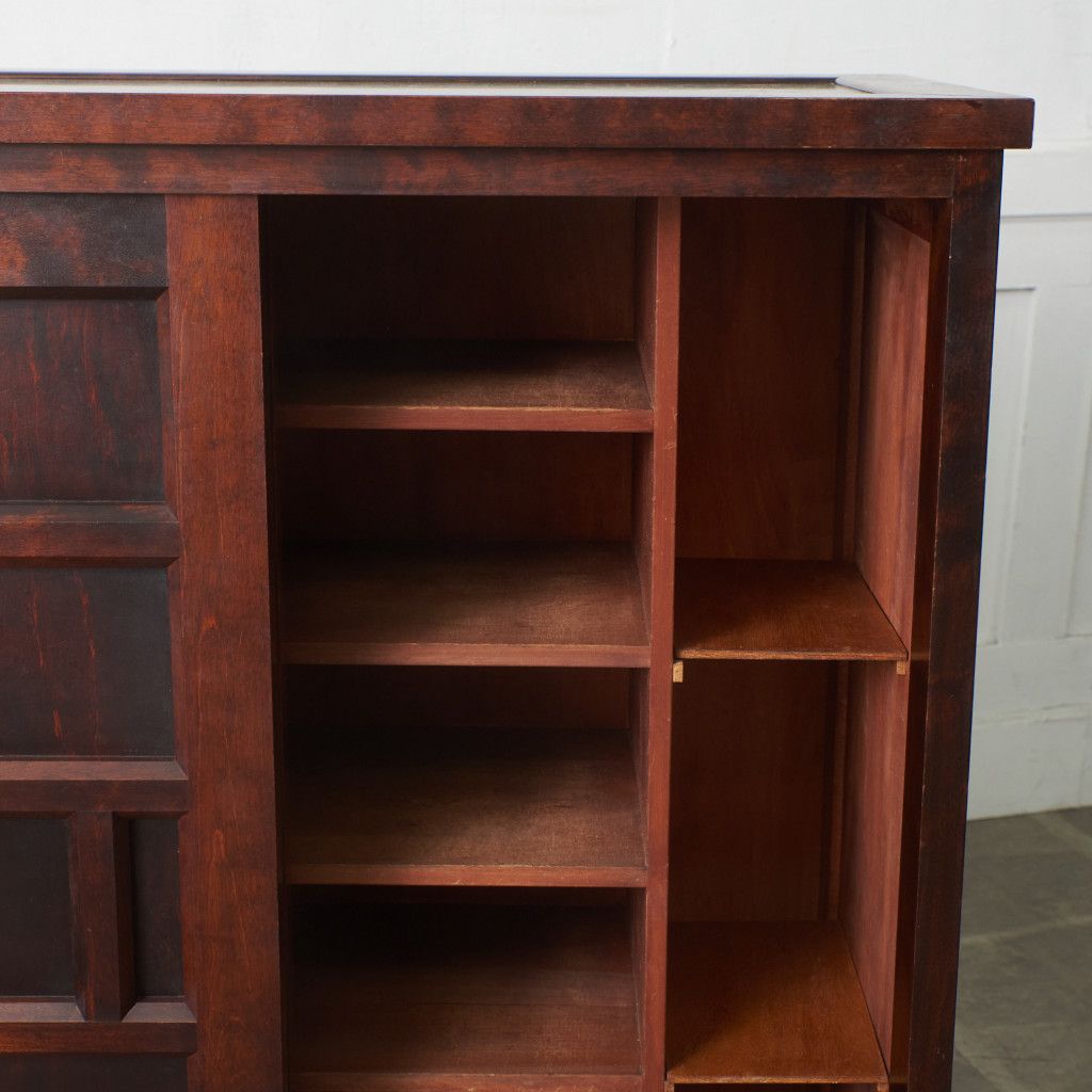 松本民芸家具 下駄箱 シューズボックス ミズメザクラ 無垢材