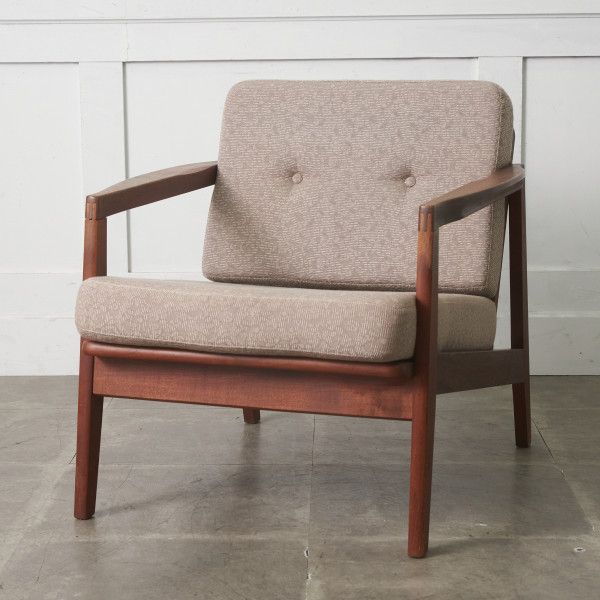 KOSUGA アームチェア ラウンジチェア 1人掛け ソファ チーク 椅子 北欧 スタイル 木製 シングルソファ イージーチェア 1P コスガ 98481