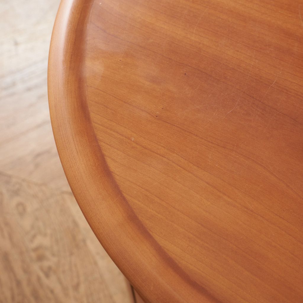 イタリア Poliform サイドチェスト キャビネット 木製 ラウンド サイド