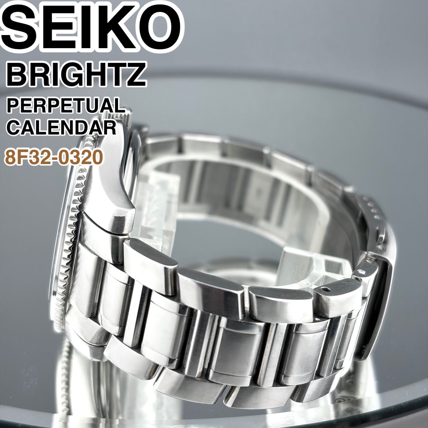日本製]SEIKO BRIGHTZ パーペチュアルカレンダー メンズ腕時計 8F32