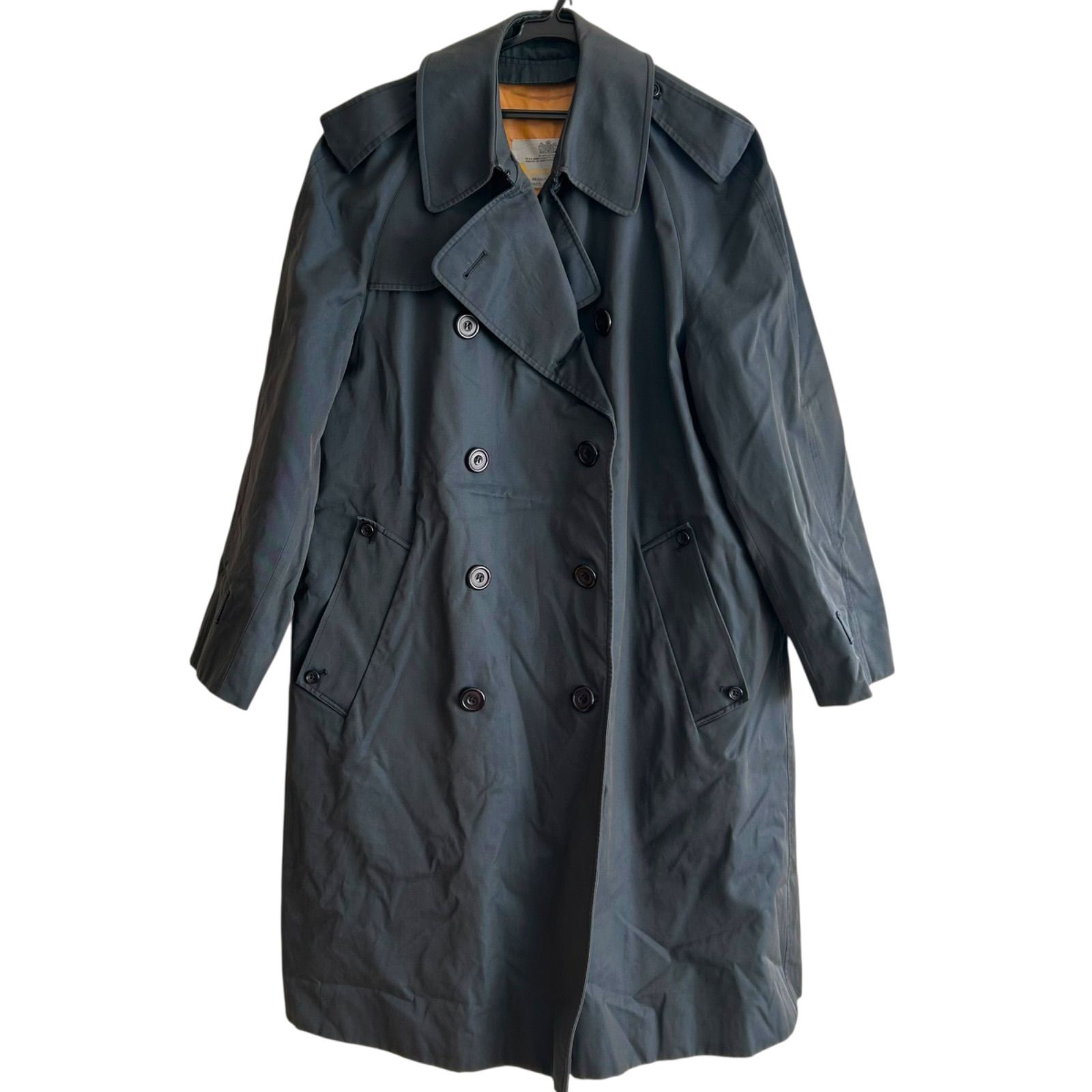 Aquascutum アクアスキュータム トレンチコート ネイビー メンズ