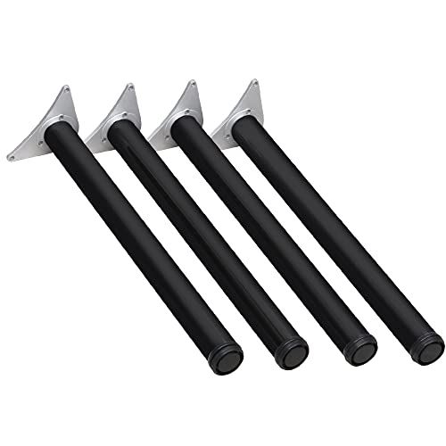 迅速に発送 テーブル脚 アイアン ブラック 黒 4本セット アジャスター付 アイアンレッグ 机 テーブル用 スチール 鉄 DIY 高さ65 cm ハイテーブル カウンターテーブル 347 cfb 14