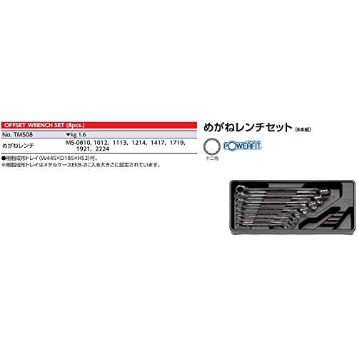 迅速に発送 京都機械工具 KTC めがねレンチ セット 8本組 TM 508 8 ebee 20 e