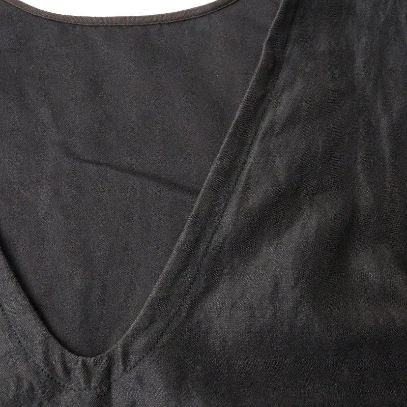 ネストローブ nest Robe コットンラミーバックサテン2wayワンピース F