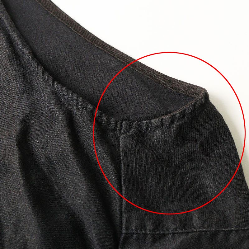 ネストローブ nest Robe コットンラミーバックサテン2wayワンピース F