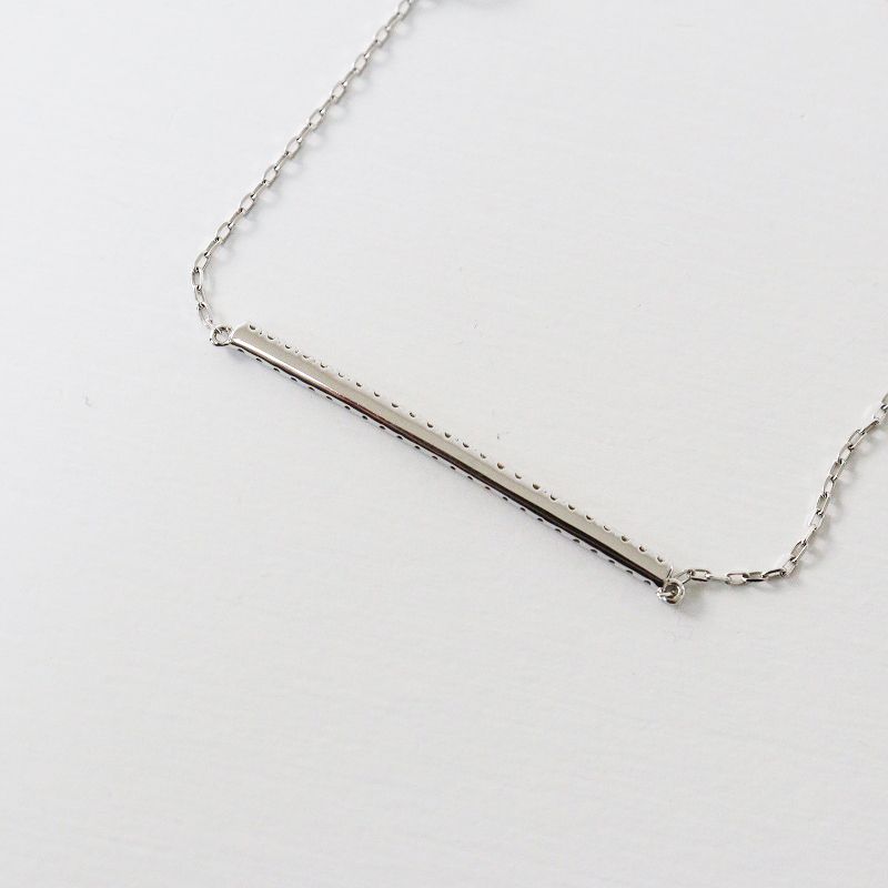 ヒロタカ Hirotaka GOSSAMER ロングバー ダイヤモンド ブレスレット