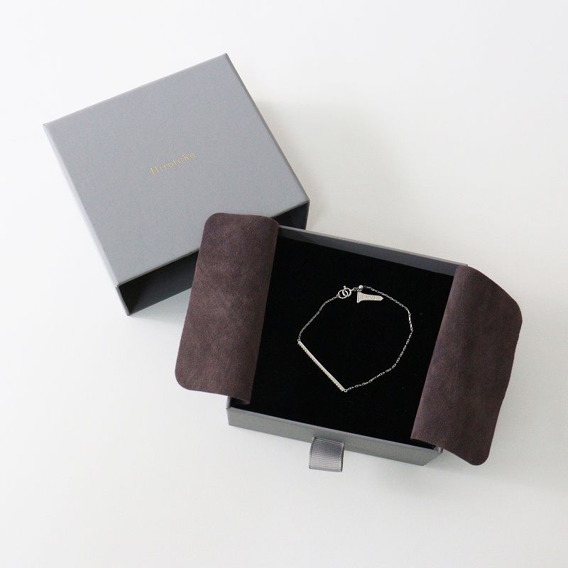 ヒロタカ Hirotaka GOSSAMER ロングバー ダイヤモンド ブレスレット