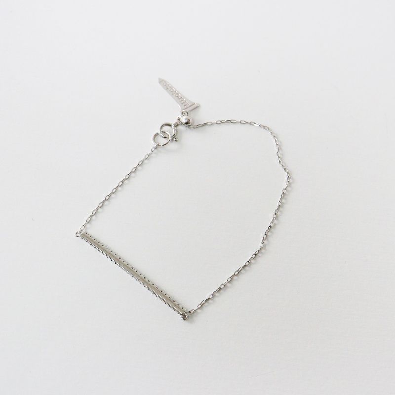 ヒロタカ Hirotaka GOSSAMER ロングバー ダイヤモンド ブレスレット