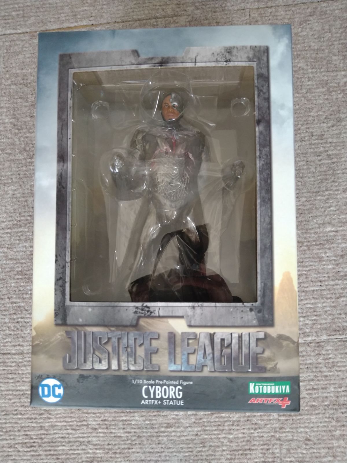 ARTFX+ JUSTICE LEAGUE サイボーグ 1/10スケール PVC製 塗装済み完成品