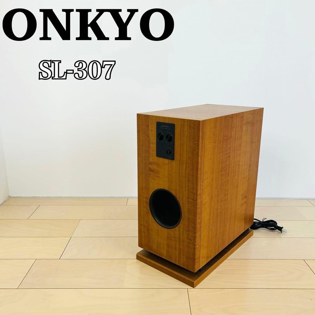 ONKYO アンプ内蔵サブウーファー SL-307 - メルカリ