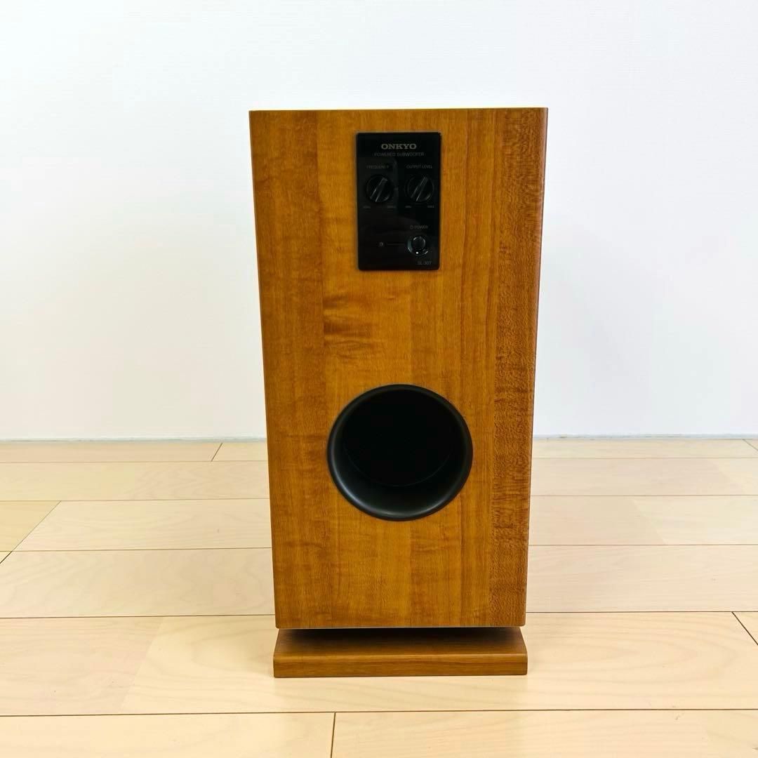 ONKYO アンプ内蔵サブウーファー SL-307 - メルカリ