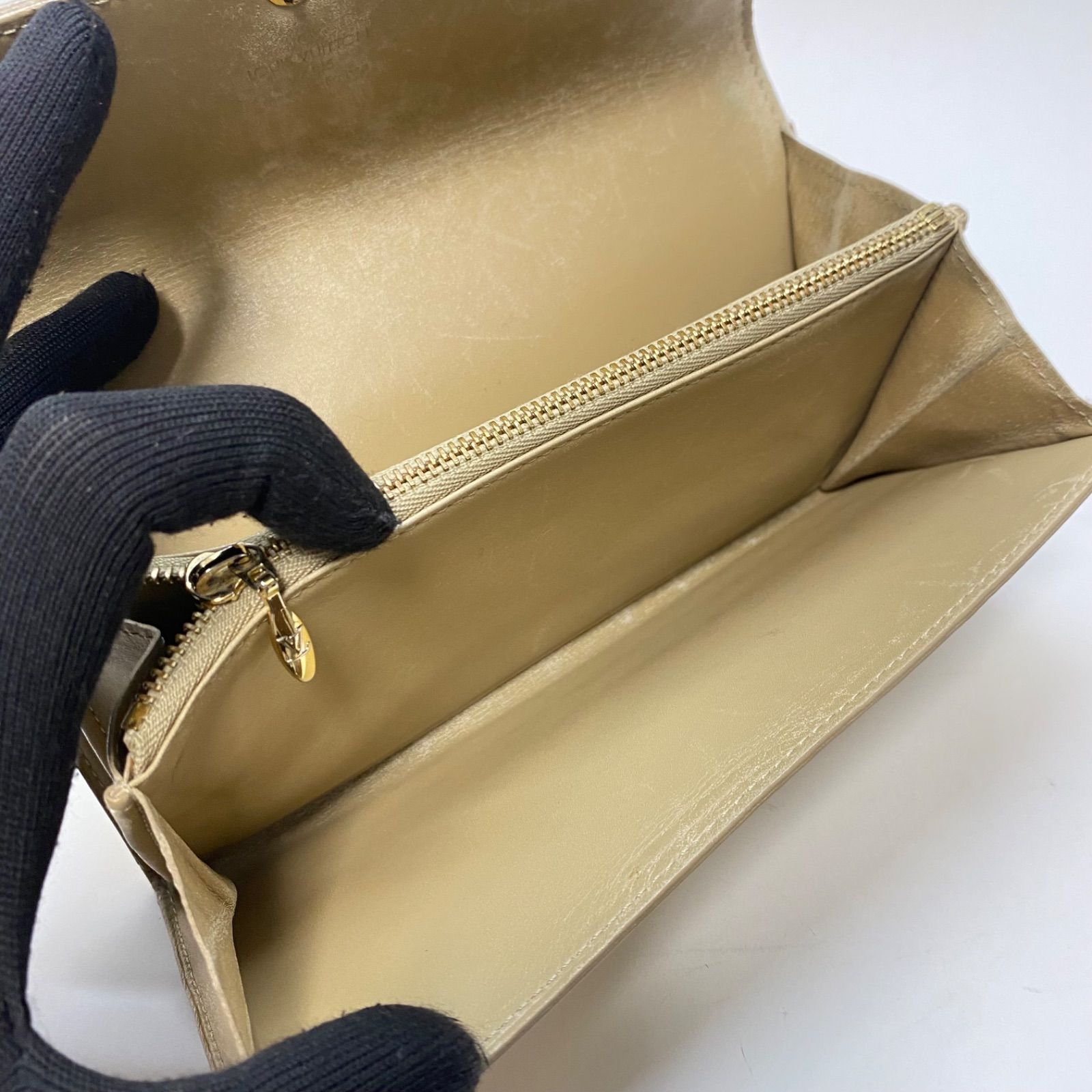 3454 LOUIS VUITTON ルイヴィトン 長財布 ヴェルニ ポルトフォイユ