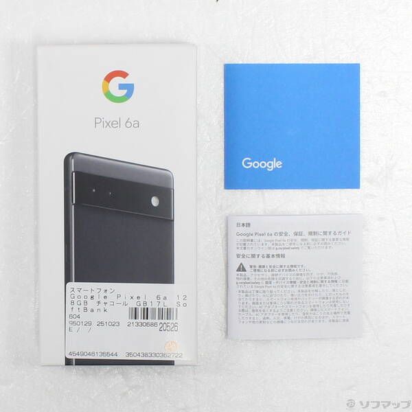 美品】Pixel 6a チャコール 使用期間 3ヶ月 購入先：ソフトバンク