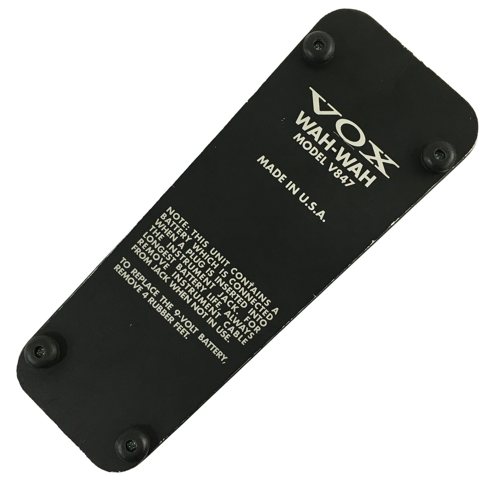 VOX V847 USA製 ワウペダル エフェクター ボックス N10893397 - メルカリ