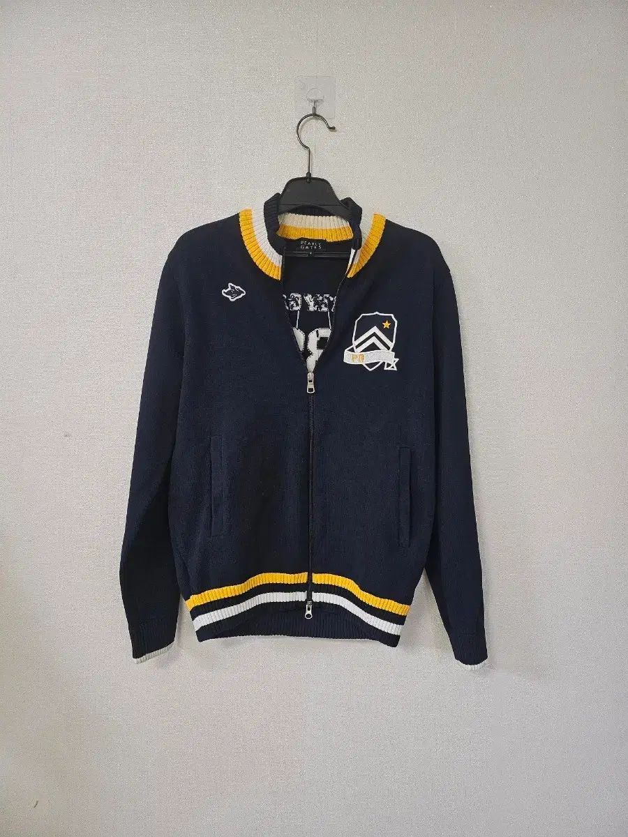 パーリーゲイツ ネイビー ニット ジップアップ - メルカリ