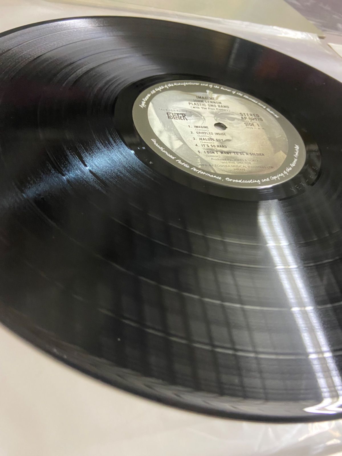 動作確認済み 当時物 中古】ジョン・レノン LPレコード セット