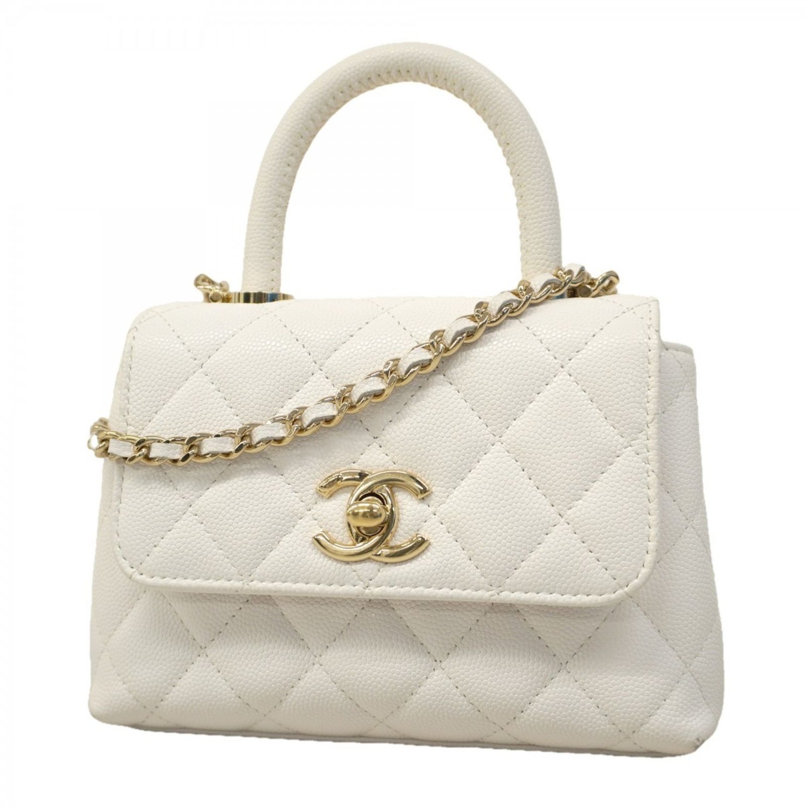 シャネル(Chanel) シャネル ハンドバッグ チェーンショルダー ココ