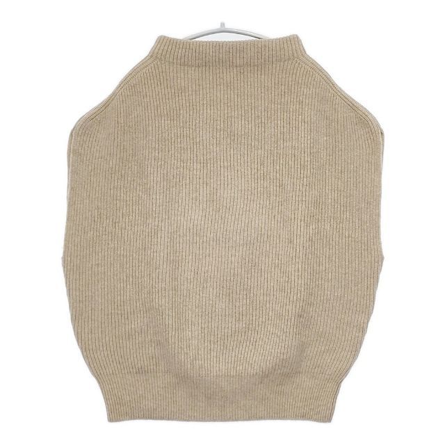 fruits of life カシミヤ混 ボトルネック ノースリーブニット ベスト