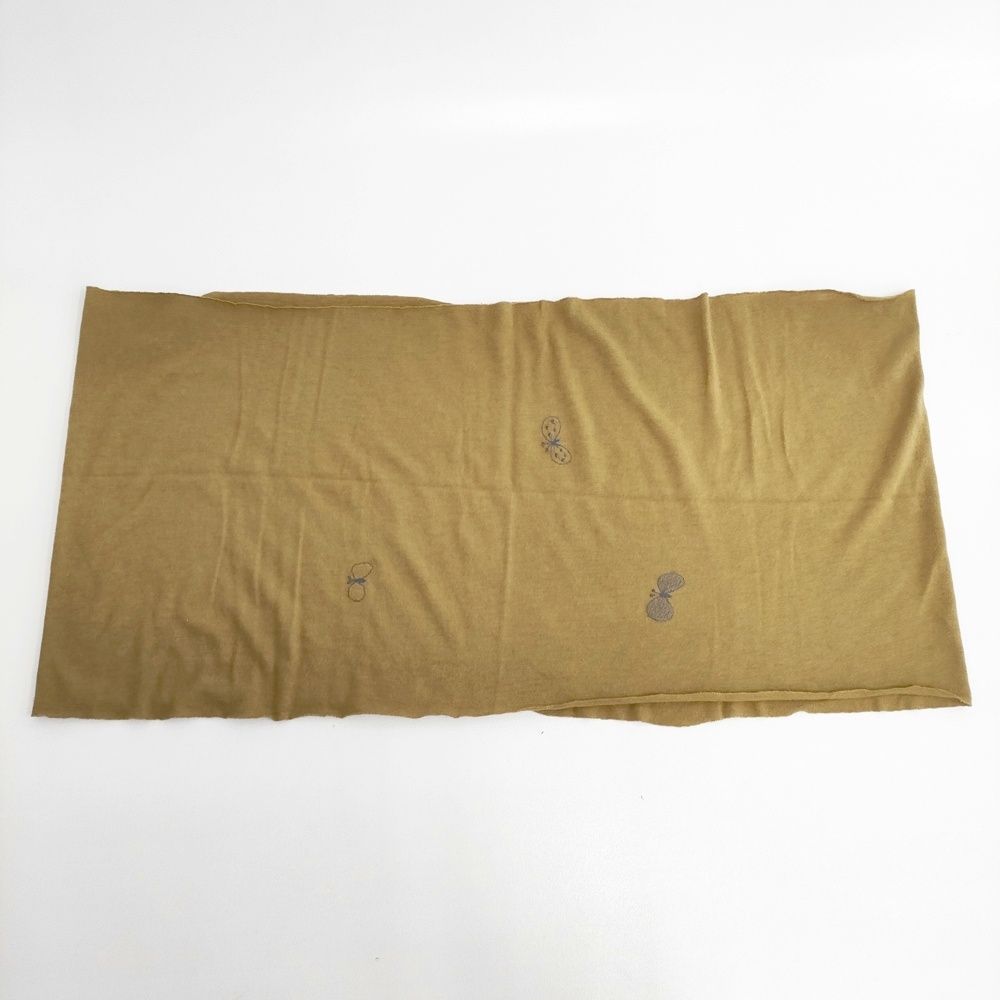 mina perhonen cozy アンゴラ マフラー スヌード カーキ レディース