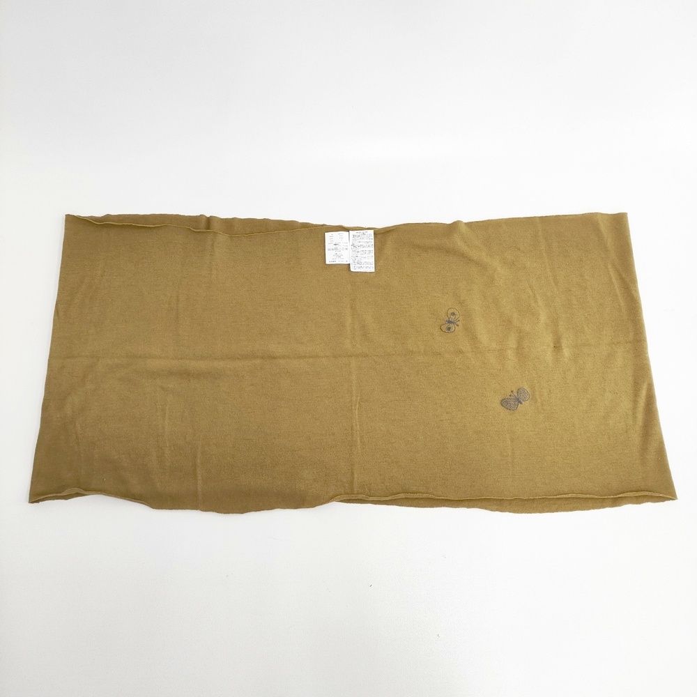 mina perhonen cozy アンゴラ マフラー スヌード カーキ レディース