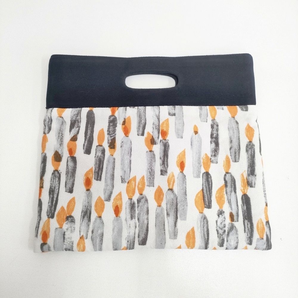 mina perhonen candle flag bag フラッグバッグ ハンドバッグ ホワイト