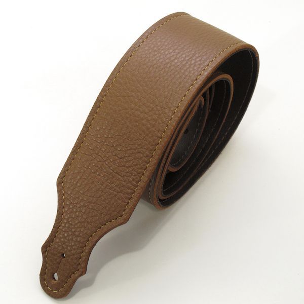 新品 Franklin 4B-CA-G（キャラメル） 2-1/2”Purist Glove Leather Guitar Strap Made in USA. ギターストラップ