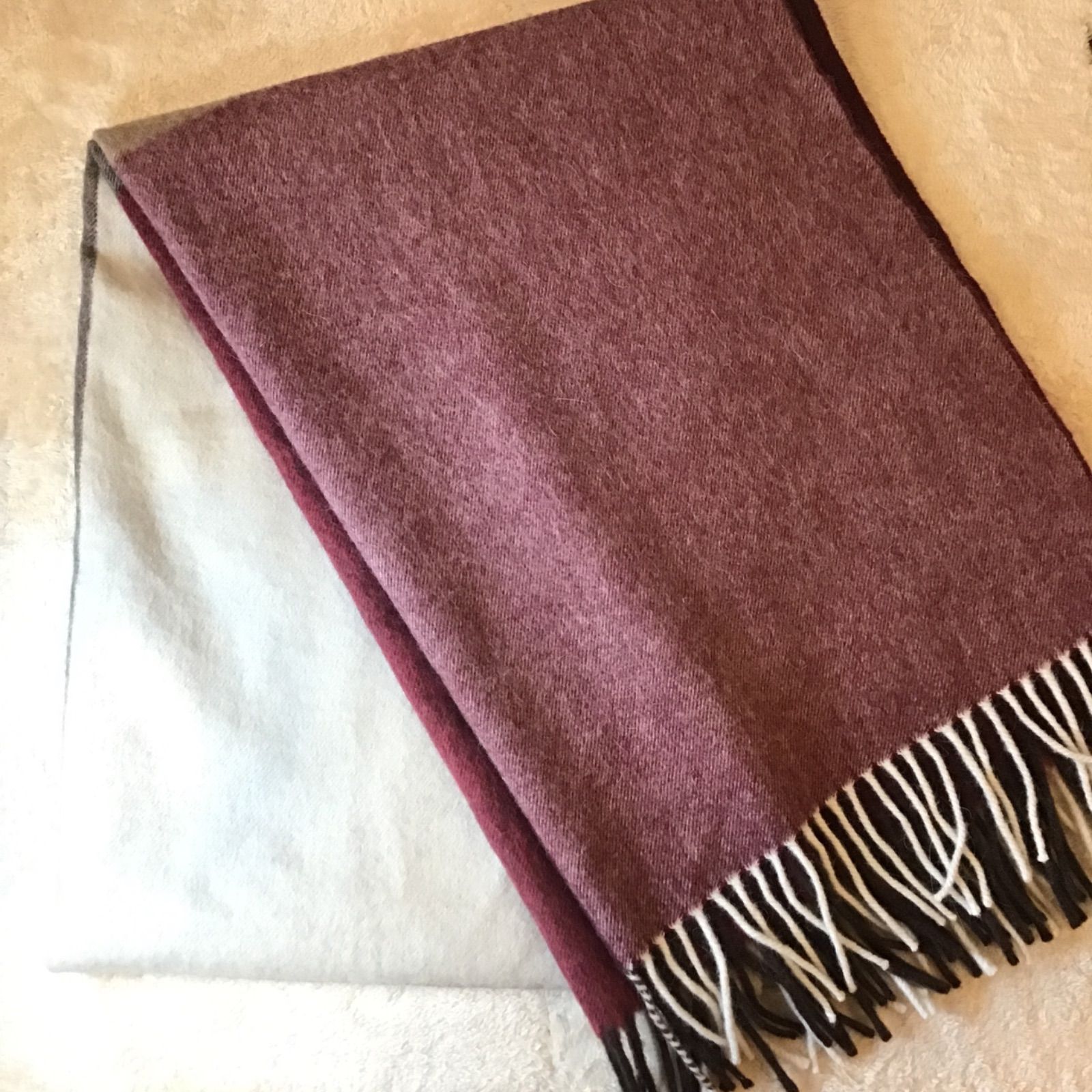 ベグアンドコー トゥモローランド マフラー ストール アンゴラ 大判