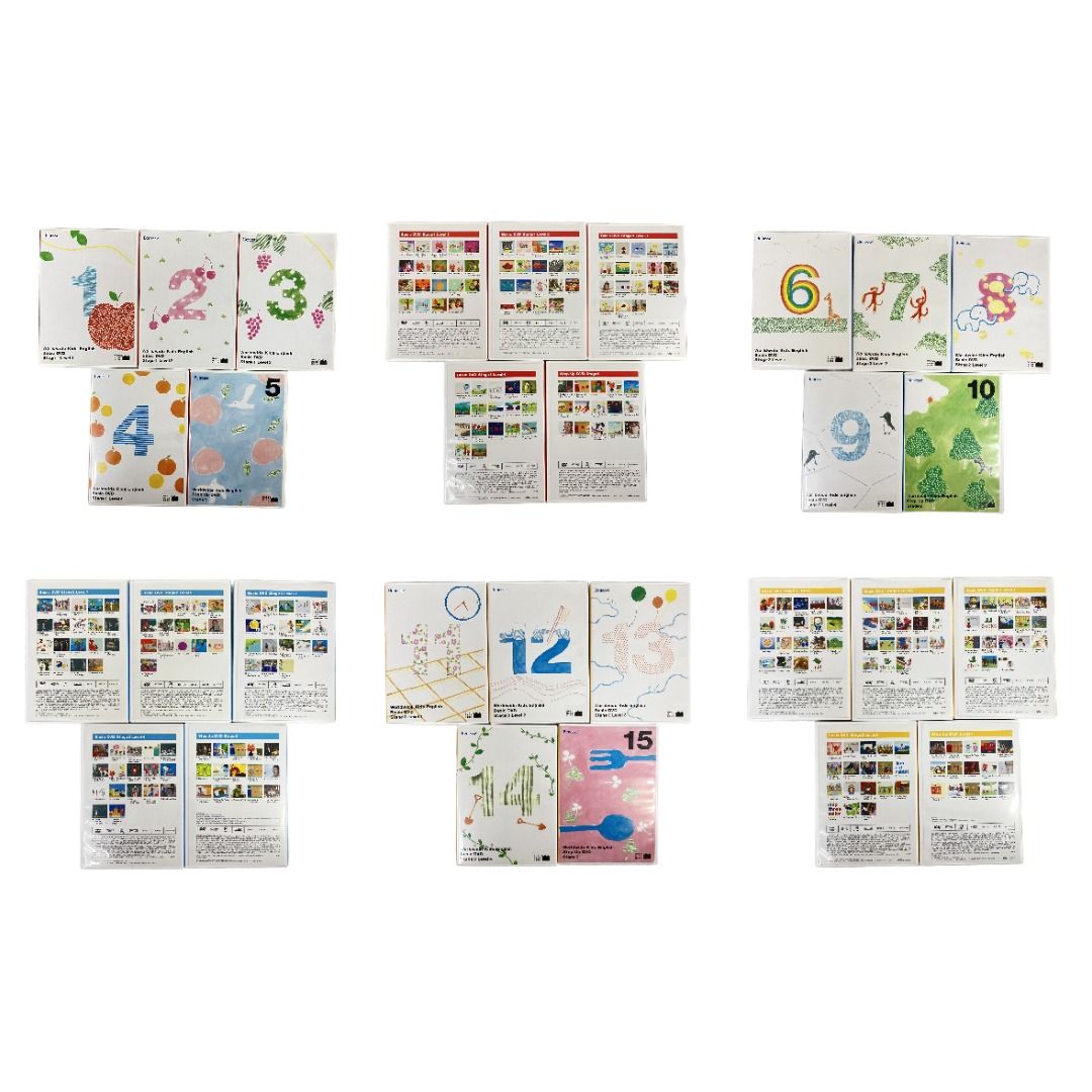 ワールドワイドキッズ DVDのみ ステージ1~6 全30巻 中古 N10876189