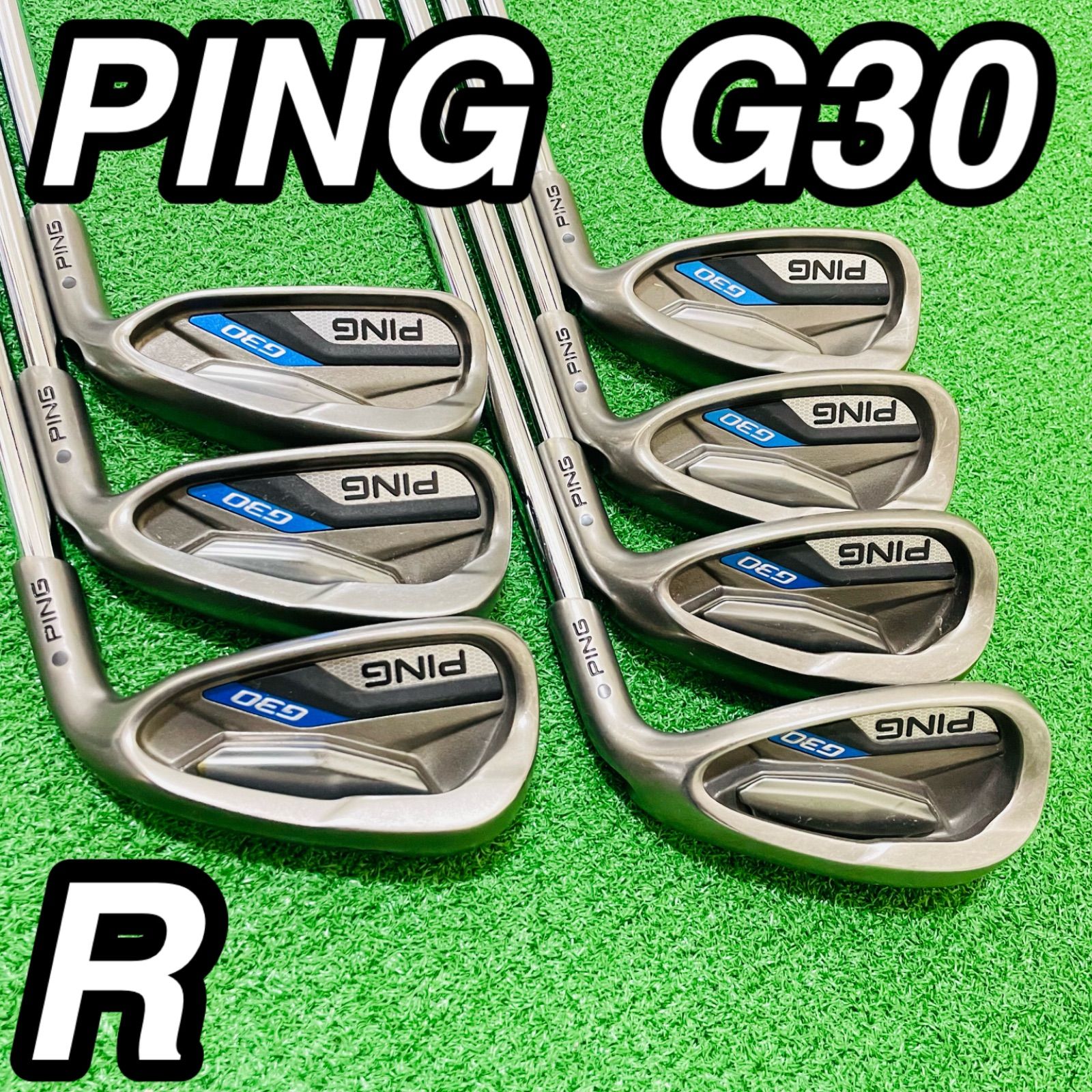 9624 PING G30 ピン アイアン7本セット N.S.PRO950GH フレックスR