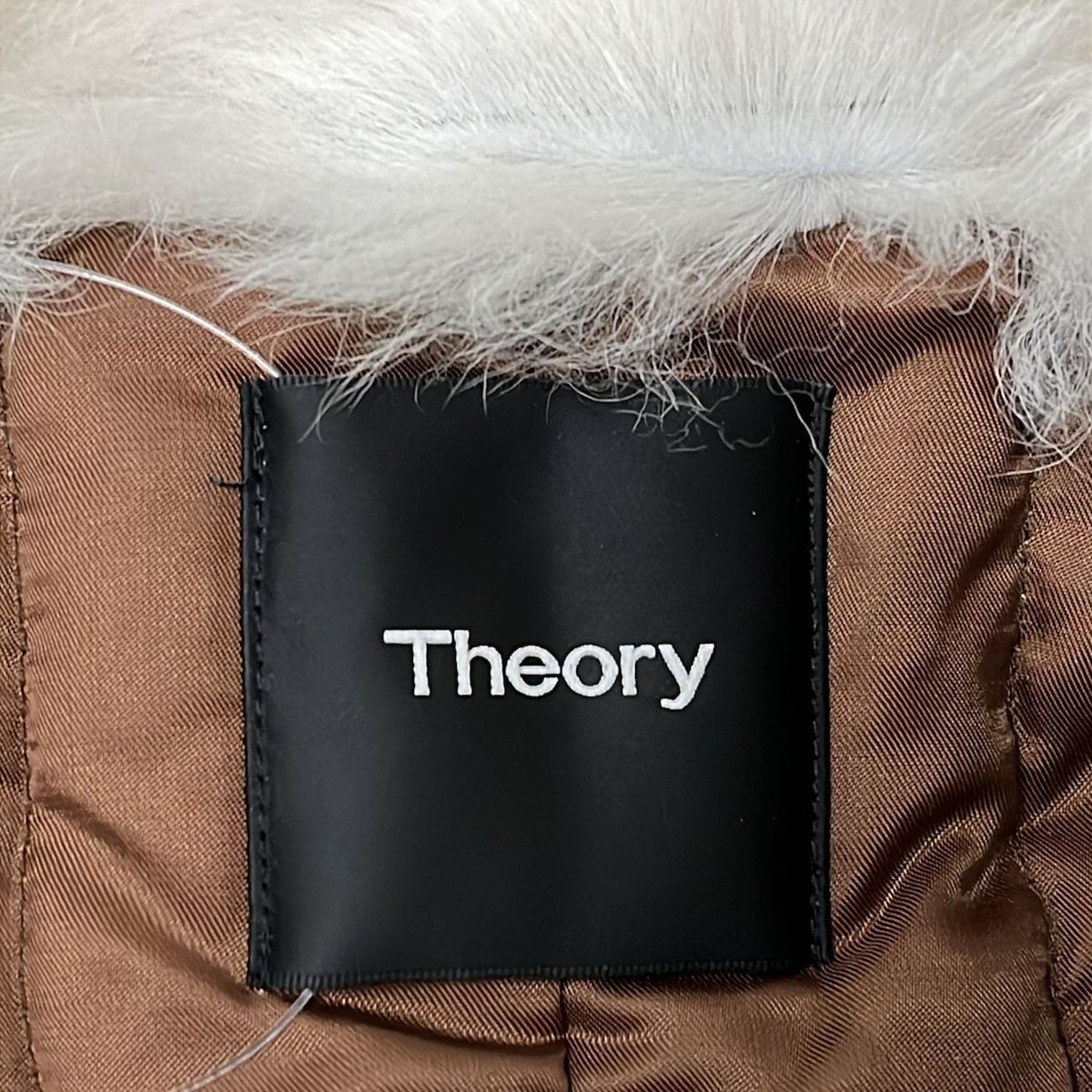 theory(セオリー) コート サイズS レディース美品 - カーキ×アイボリー