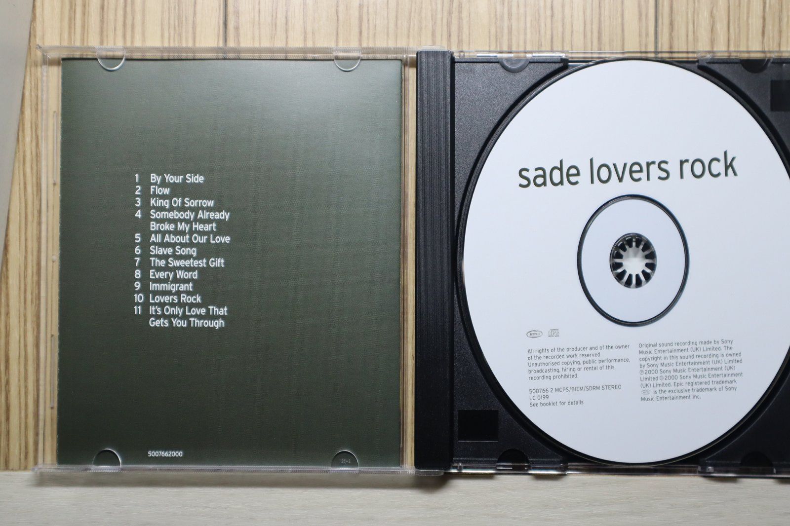 中古CD☆シャーデー/Sade□ LOVERS ROCK 【5007662/4893391059629