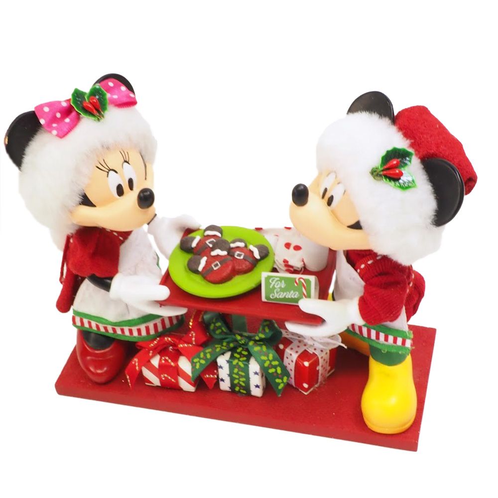  デパートメント56 Department56 PossibleDreams ミッキー＆ミニー ベイクド フォー サンタ クリスマス フィギュア 置物 人形 6010204 インテリア サンタクロース ミニチュア家具 置物 インテリア小物