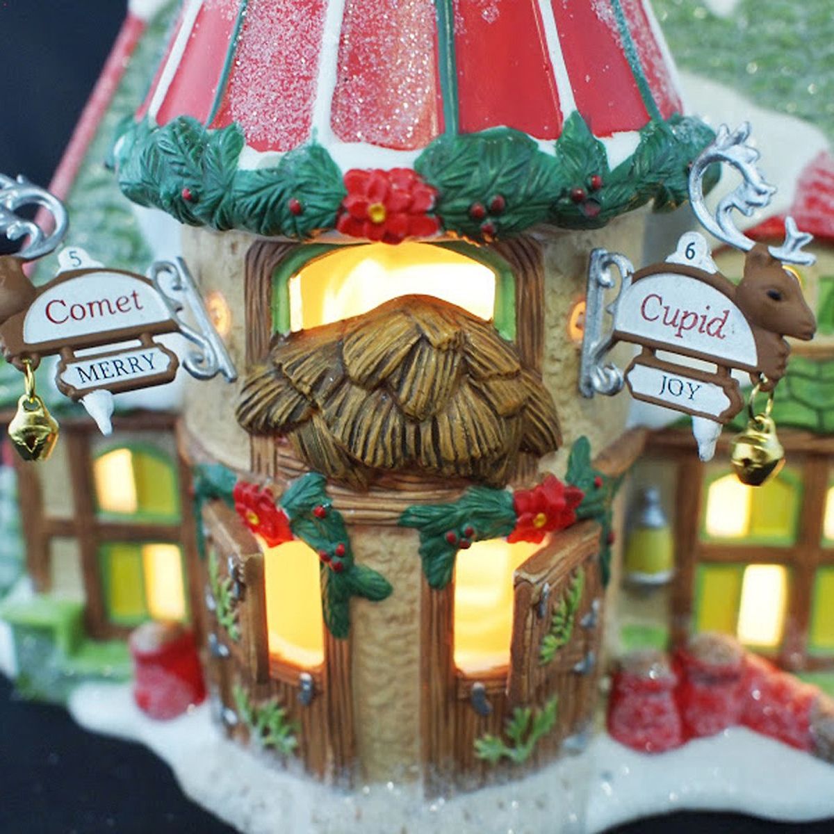 デパートメント56 Department56 置物 ライトハウス レインディアー