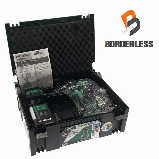 ♥品 HIKOKI ハイコーキ 36 V コードレスインパクトレンチ WR DH 2 XPSZ マルチボルトバッテリー 充電器 ケース123331